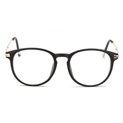 Sway Fashionable Decorative Retro Oval Frame Eyeglasses with UV400 Protection image