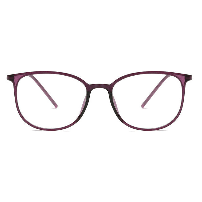 Enzio Lightweight Myopia Glasses Frame with Anti-Blue Light, Anti-Radiation, and UV Protection