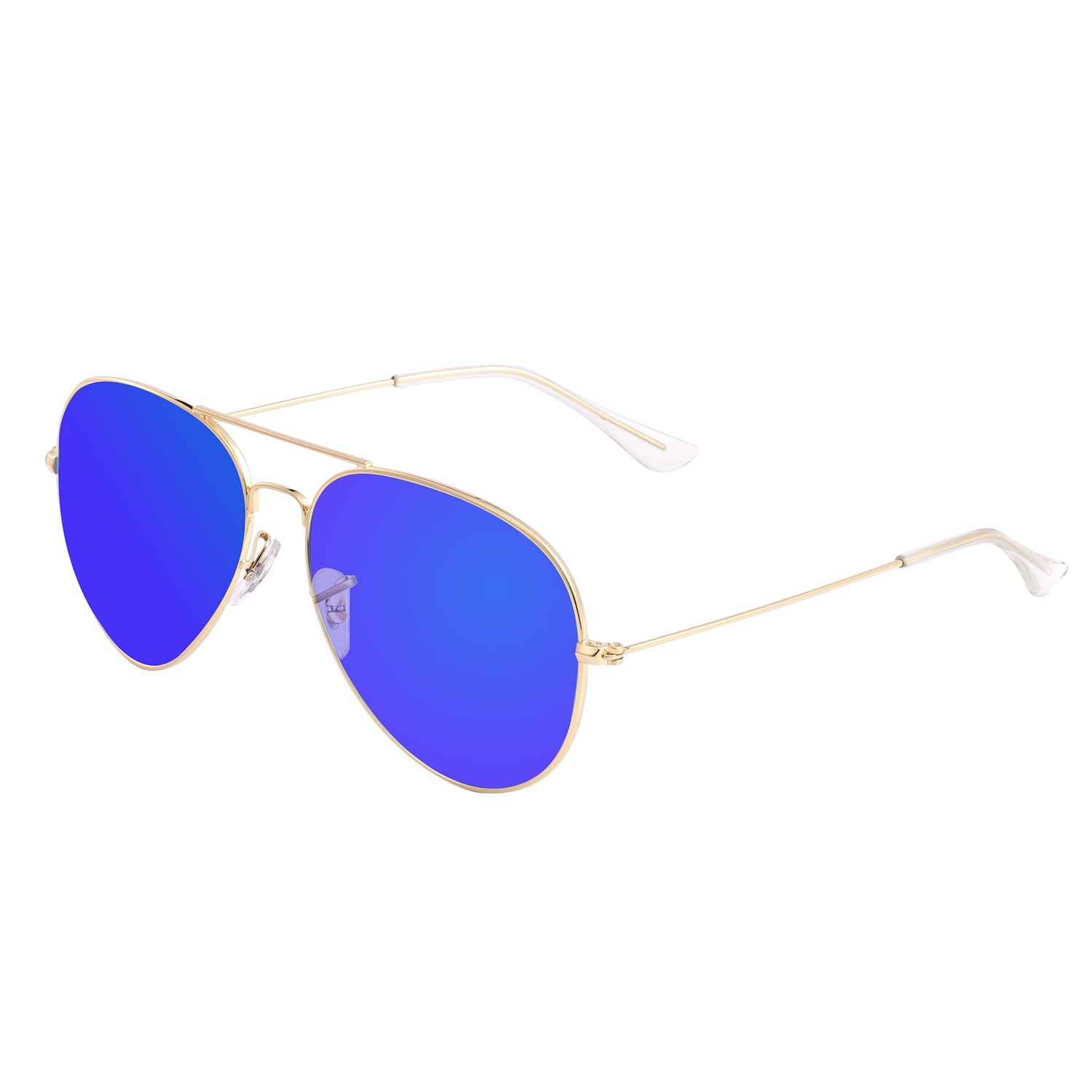 Polarized Aviator Sunglasses for Women Men UV Protection Metal Mirror Frame