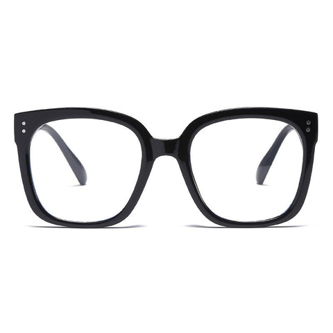 Lura Retro Rice Nail Square Frame Eyeglasses with UV400 Protection image