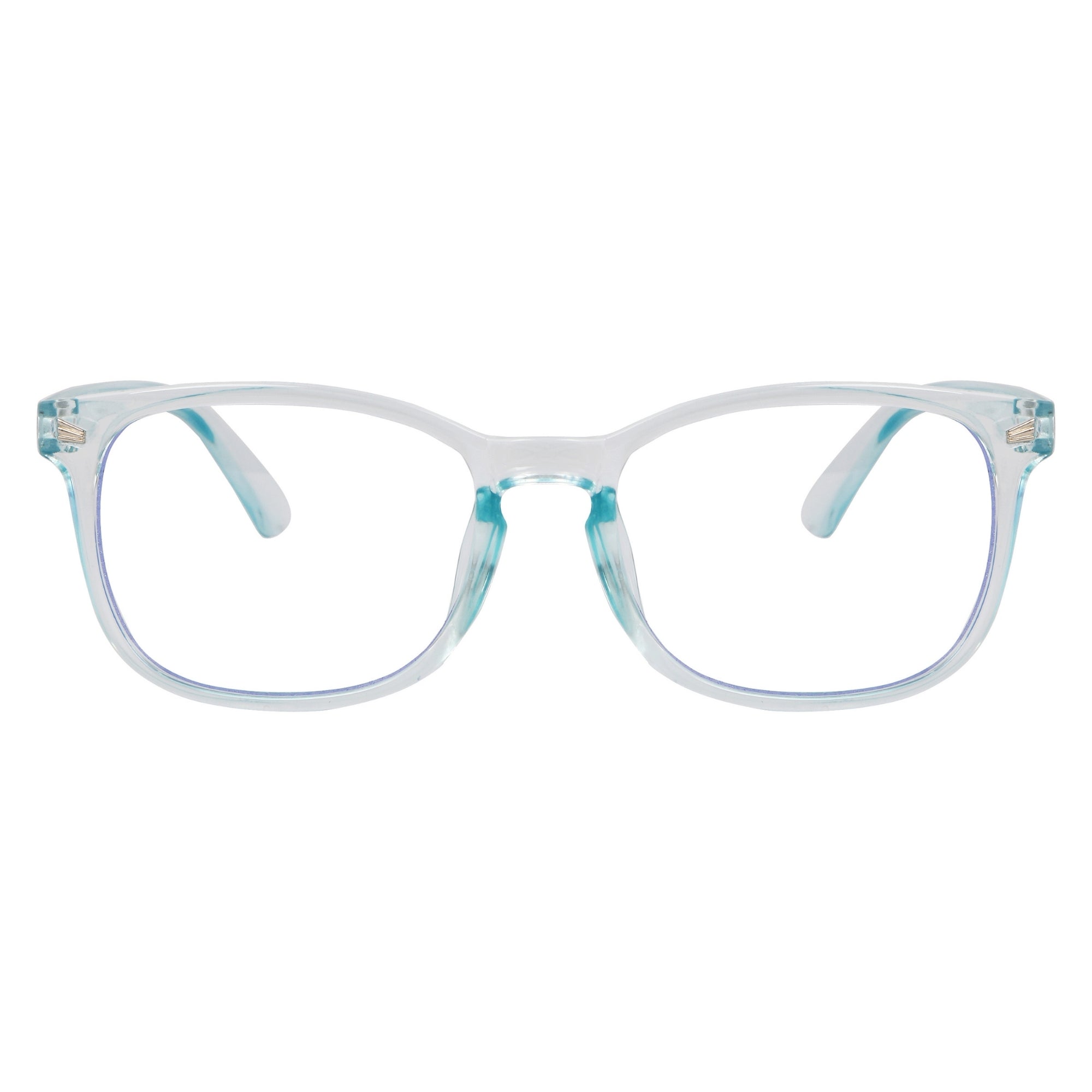 Orialis Transparent Full Rim Anti-Glare and Blue Light Filter Glasses for Eye Protection