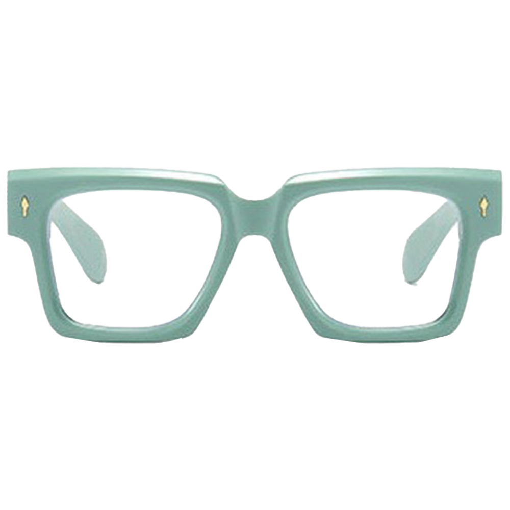 Puddle Retro Thick Frame Anti-Blue Light Eyeglasses with UV400 Protection