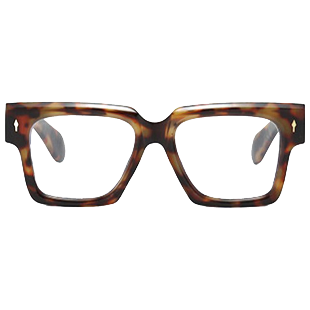 Puddle Retro Thick Frame Anti-Blue Light Eyeglasses with UV400 Protection