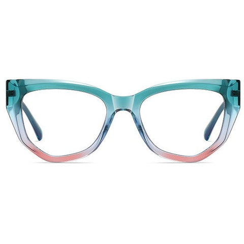 Kiko Fashionable Thick Butterfly Frame Anti-Blue Light Eyeglasses with UV400 Protection image