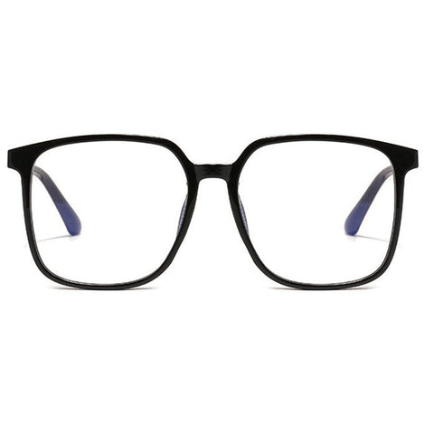 See Trendy Classic Style Luxurious Anti-blue Light Large Frame Fern Glasses image