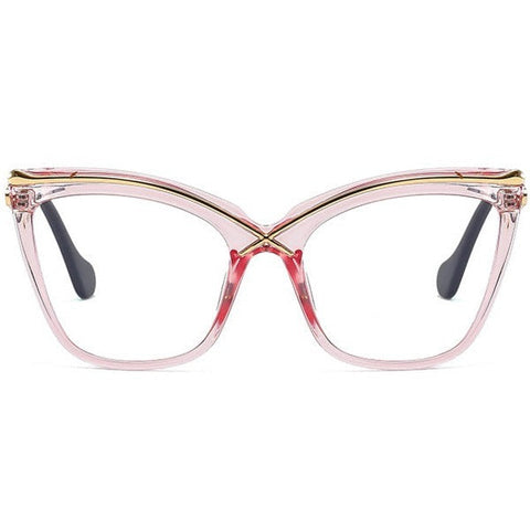 Stylish Retro Butterfly Frame Koko Anti-Blue Light Eyeglasses with UV400 Protection image