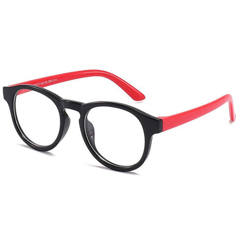 Kids Eyeglasses - Stylish Decorative Trendy Silicone Full Frame Flat Mirror Percy Eyeglasses image