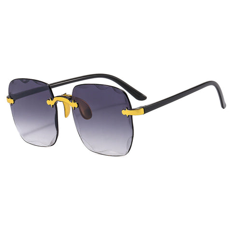 Grace Trendy Frameless Sunglasses with Superior Sun Protection for Fashion Wear and Parties image