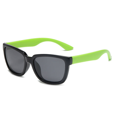 Kids Sunglasses - Silicone Polarized Glasses Classic Frame Sunglasses image