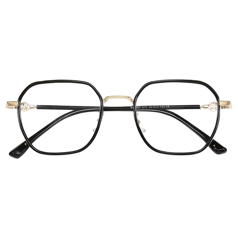 Sunray Armor UV400 Metal Resin Eyeglasses for Ultimate Eye Safety and Style image