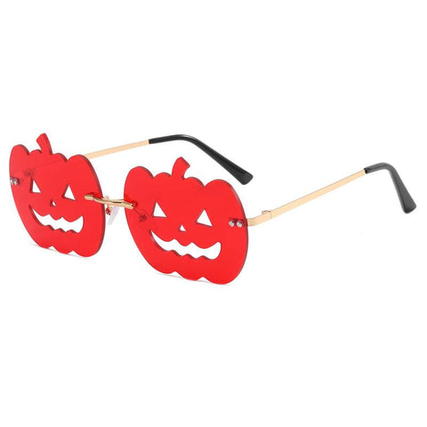 Xylandor Halloween Pumpkin Glasses Funny Dance Party Sunglasses for Ghost Festival and Festive Fun image