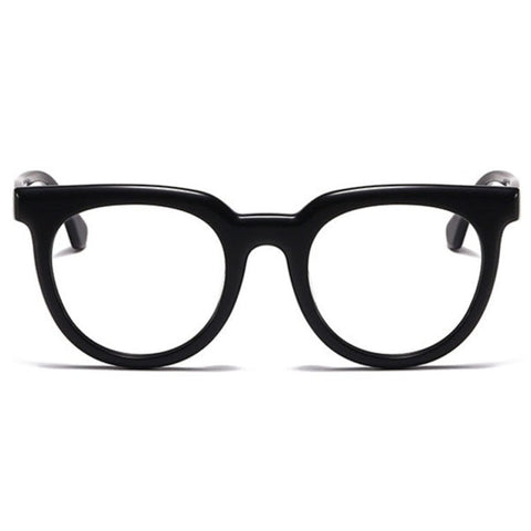 Boost Style and Safety with Trendy Retro Large-Frame Photo Optical Anti-Blue Light Flat Mirror Nash Eyeglasses image