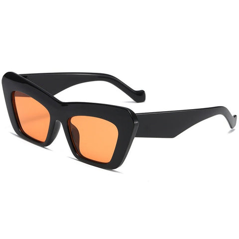 Fashionable Cat-Eye Sunglasses with UV400 Protection for Street Style and Party Wear image